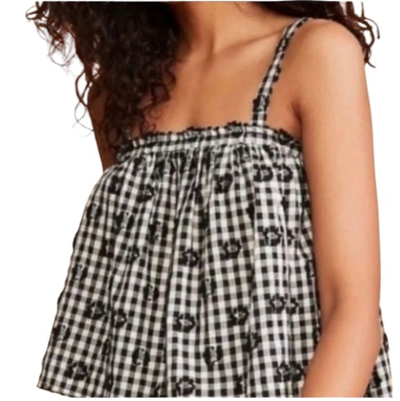 NWT NORDSTROM LOU & GREY embroidery top size large - Picture 1 of 11